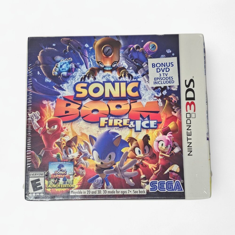 Sonic Boom: Fire & Ice Nintendo 3DS New Sealed